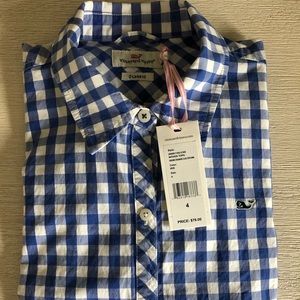 Vineyard Vines Womens Button Down, Size 4